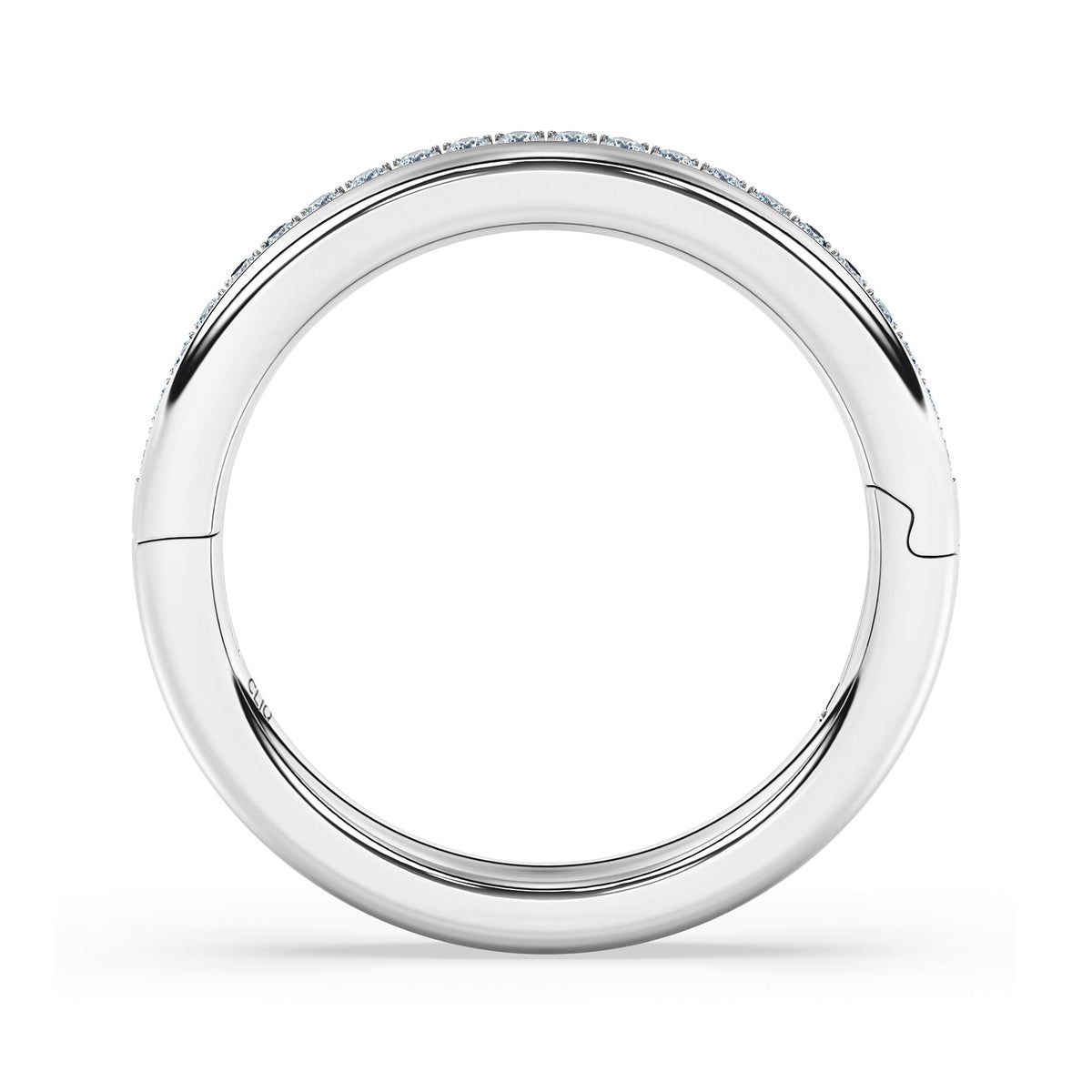 Duet Pave Diamond Double Band