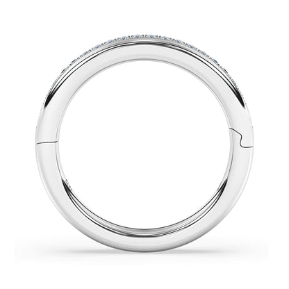 Duet Pave Diamond Double Band