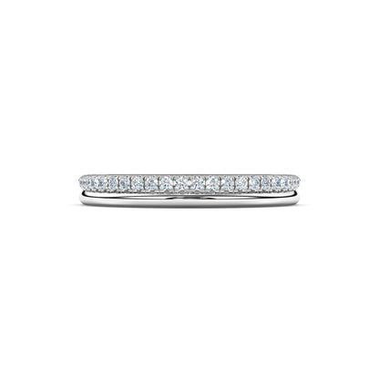 Duet Pave Diamond Double Band