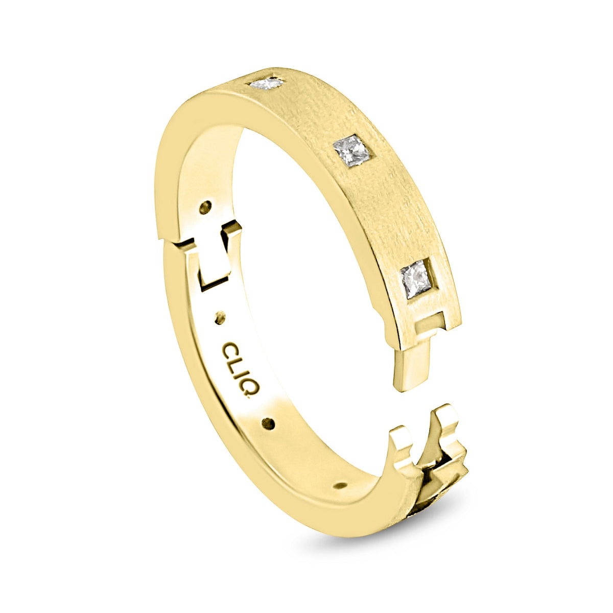 Camelot Diamond Eternity Band with Matte Finish