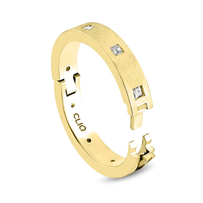 Camelot Diamond Eternity Band with Matte Finish