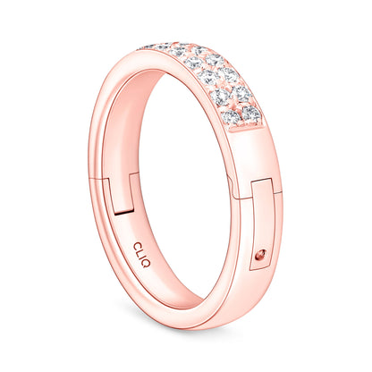 Fifth Ave. Double Row Diamond Toe Ring