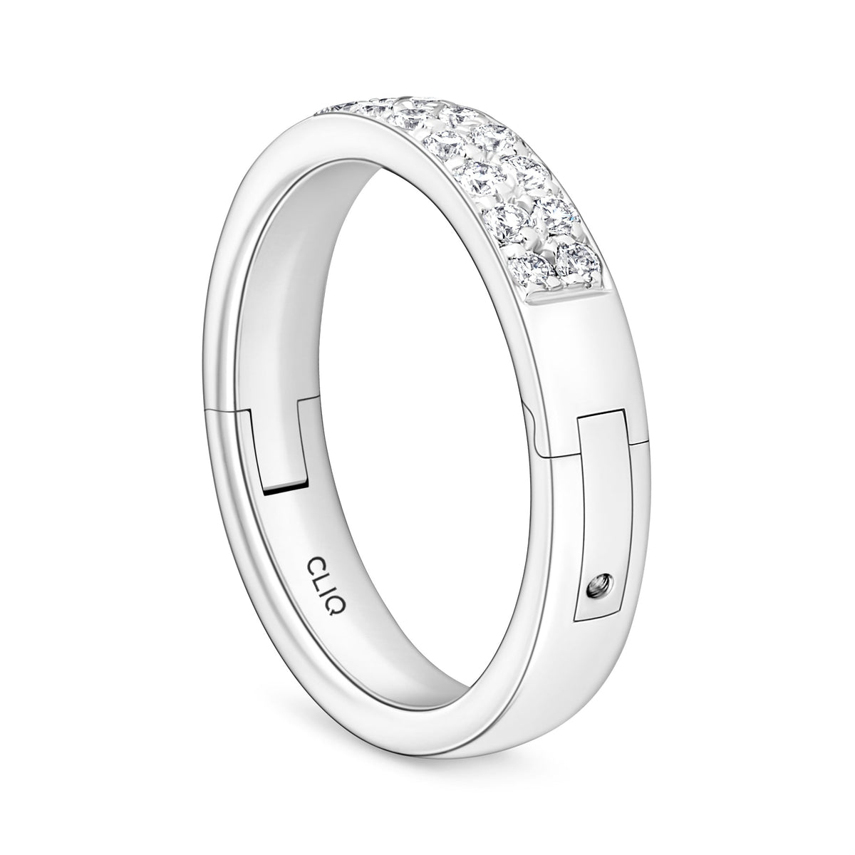 Fifth Ave. Double Row Diamond Band