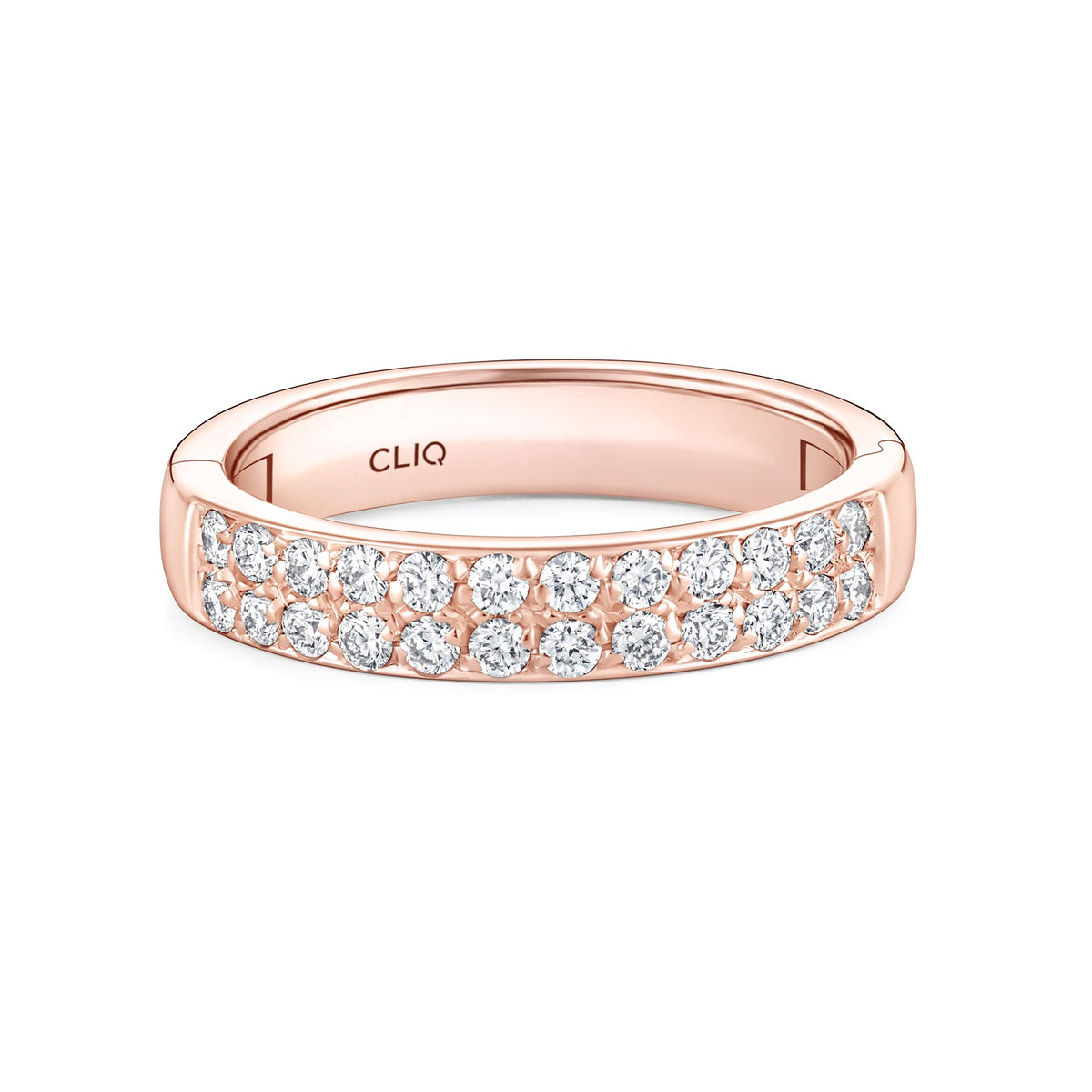 Fifth Ave. Double Row Diamond Band