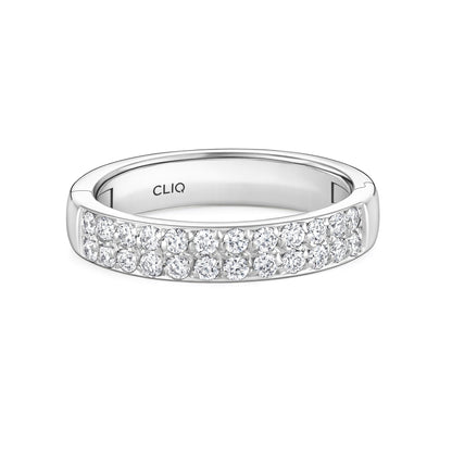 Fifth Ave. Double Row Diamond Toe Ring