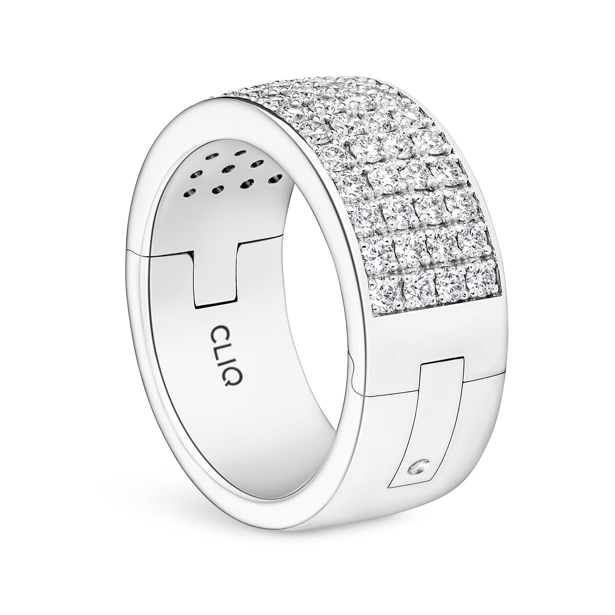 Fifth Ave. Four Row Diamond Band