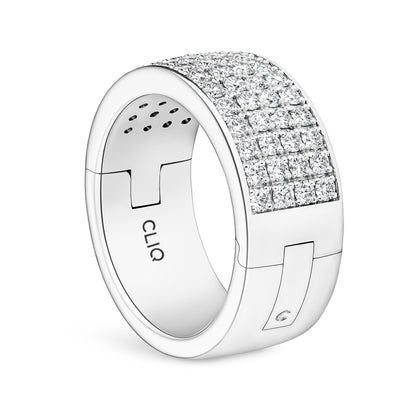 Fifth Ave. Four Row Diamond Band