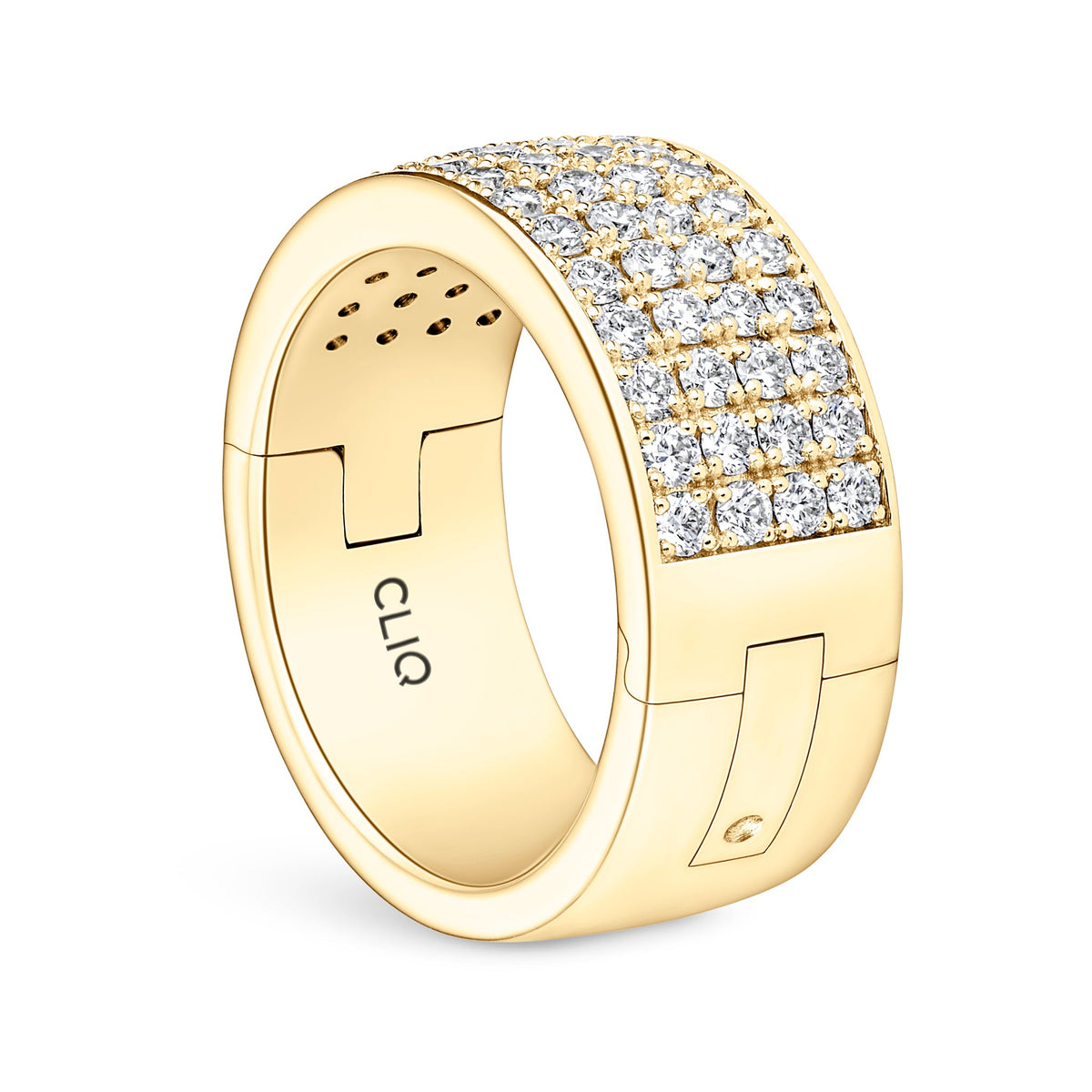 Fifth Ave. Four Row Diamond Band