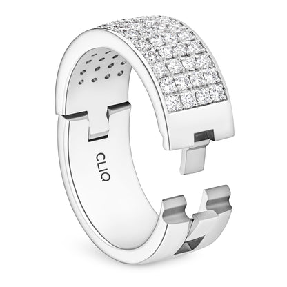 Fifth Ave. Four Row Diamond Band
