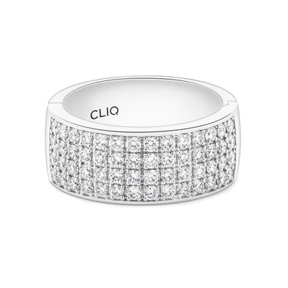 Fifth Ave. Four Row Diamond Band