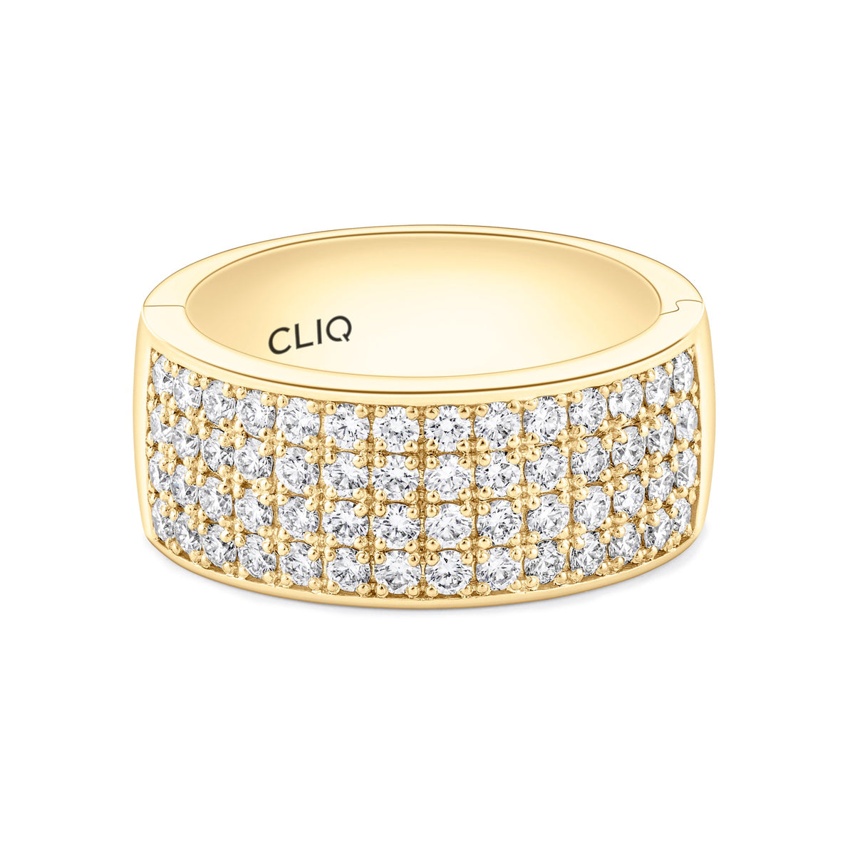 Fifth Ave. Four Row Diamond Band