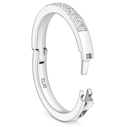 Bella Micro Pave Double Row Diamond Band