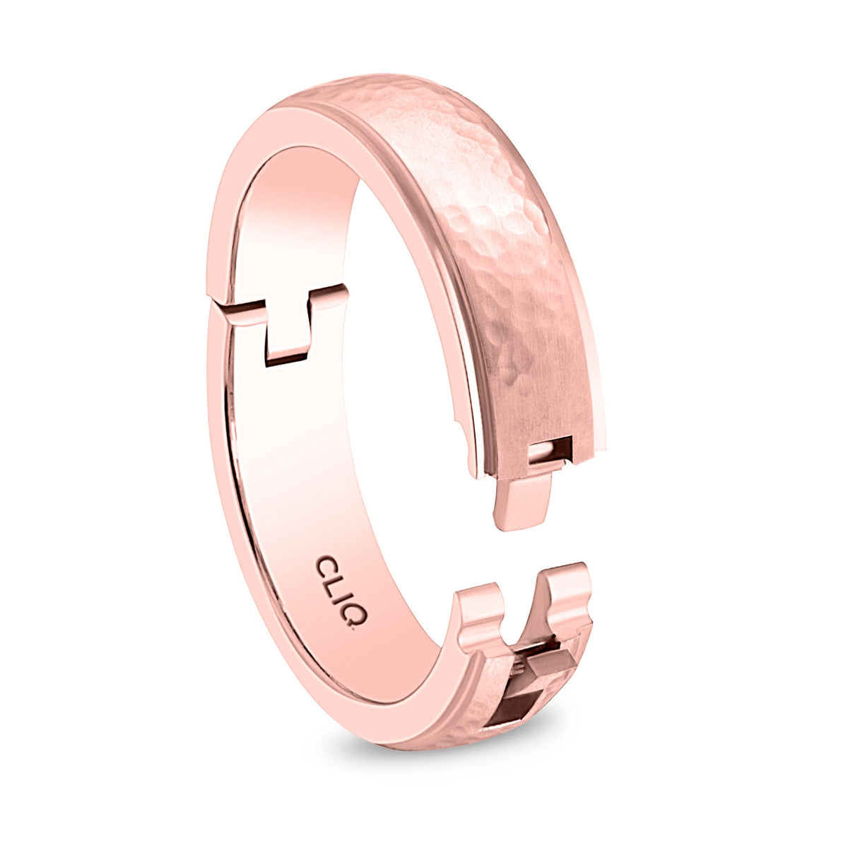 BriteStep Band with Hammered Finish Center, 6mm
