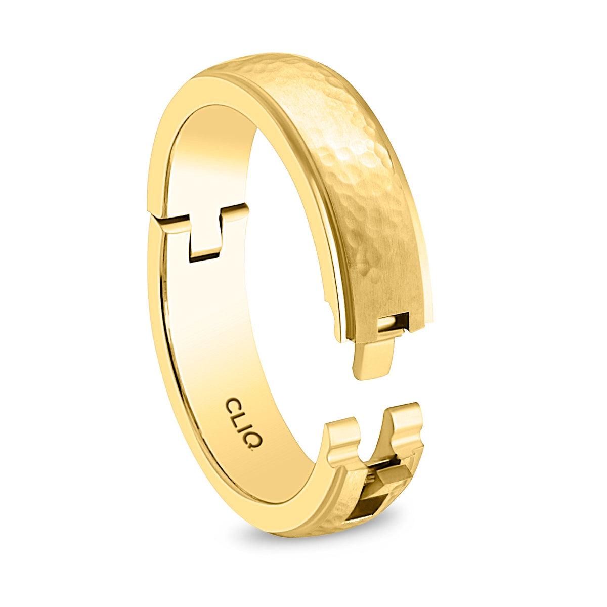 BriteStep Band with Hammered Finish Center, 6mm