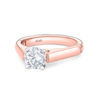 Castille Cathedral Solitaire Engagement Ring
