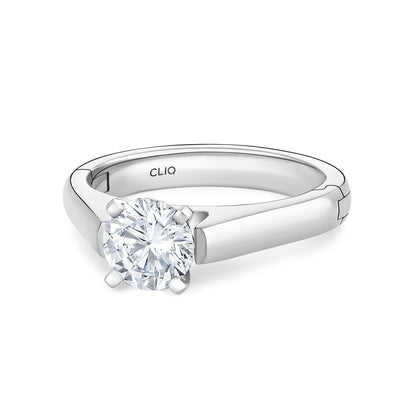 Castille Cathedral Solitaire Engagement Ring