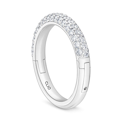 Cecily Domed Pave Diamond Band