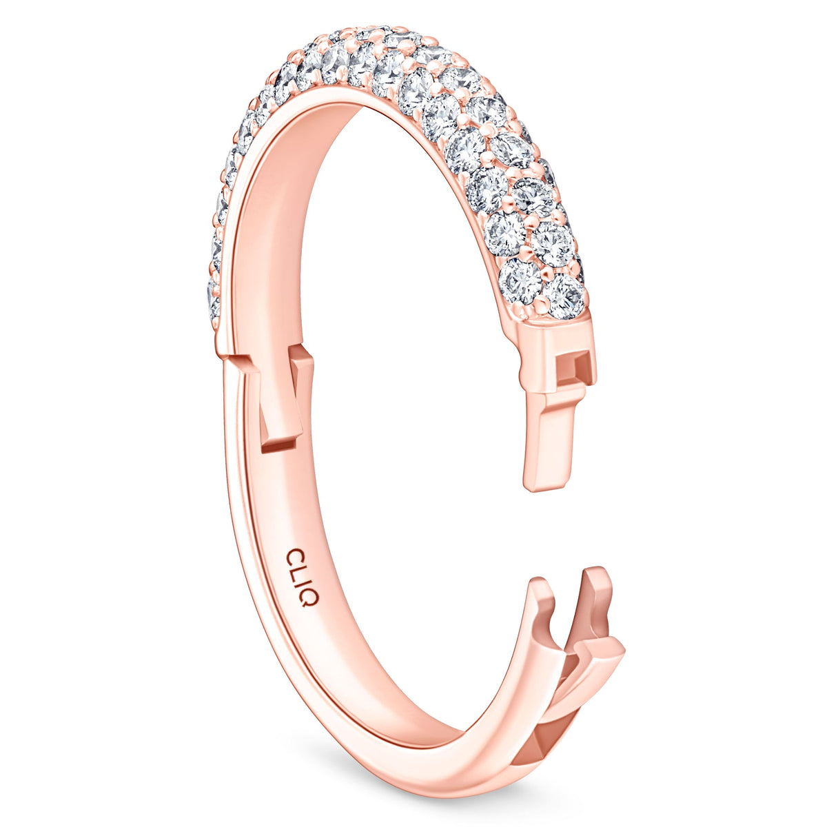 Cecily Domed Pave Diamond Band