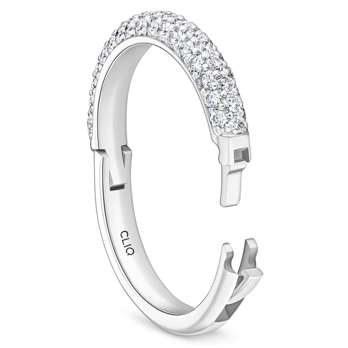 Cecily Domed Pave Diamond Band