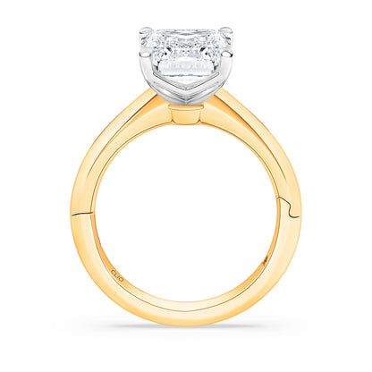 Crosby Emerald Cut Solitaire Engagement Ring