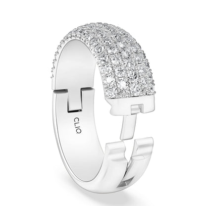Hayden Rounded Pave Diamond Band, 7mm