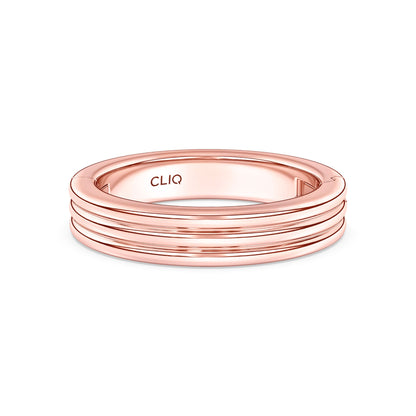 Kenzie Engraved Line Band, 4mm