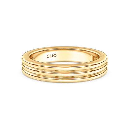 Kenzie Engraved Line Band, 4mm