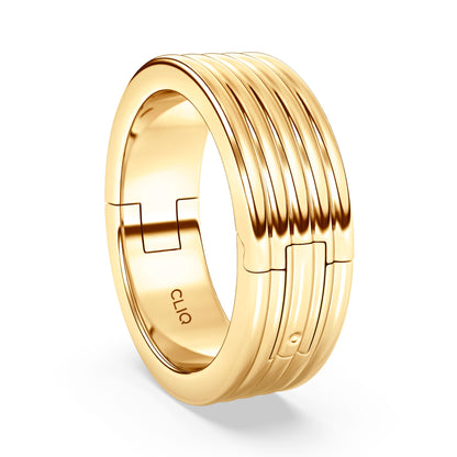 Kenzie Engraved Line Band, 6.5mm