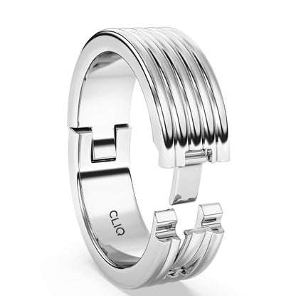 Kenzie Engraved Line Band, 6.5mm