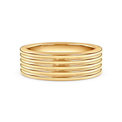 Kenzie Engraved Line Band, 6.5mm